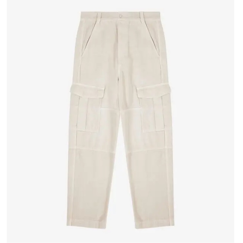 Isabel Marant Terence‎ Cargo Trousers in Ecru Size FR 42